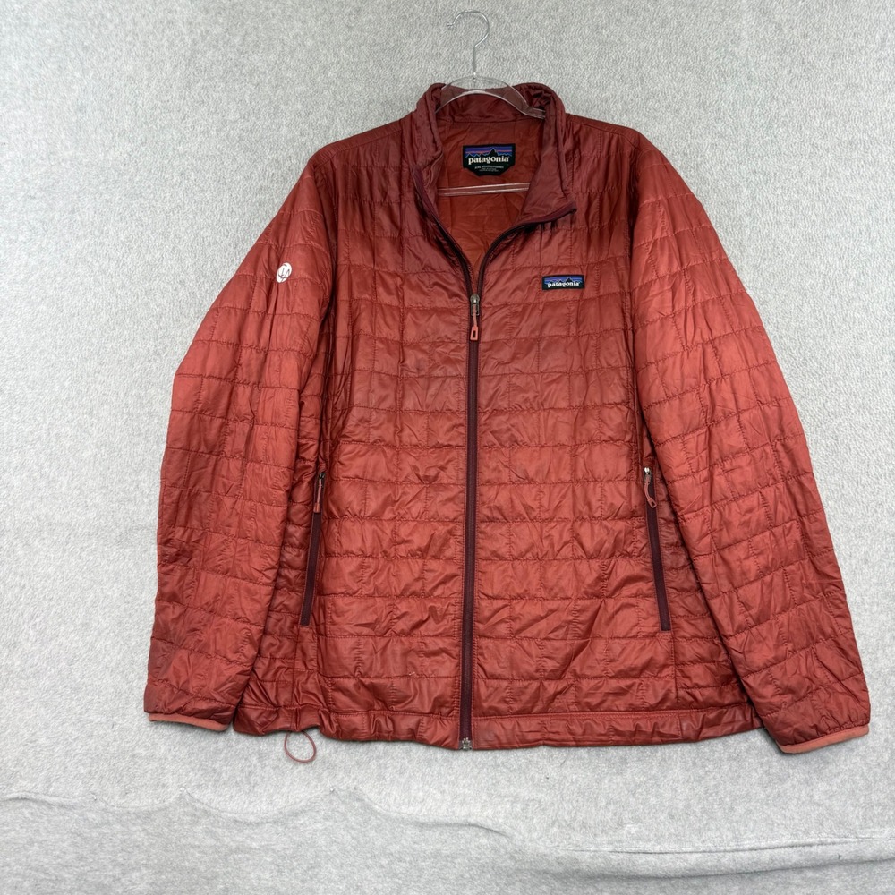 Patagonia Nano Puff Jacket Womens XXL Red Quilted Primaloft Insulated P.U.R.E.
